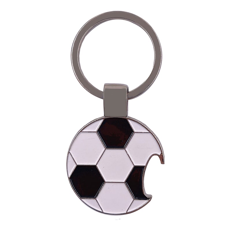 Custom design shape logo metal bottle opener keychain