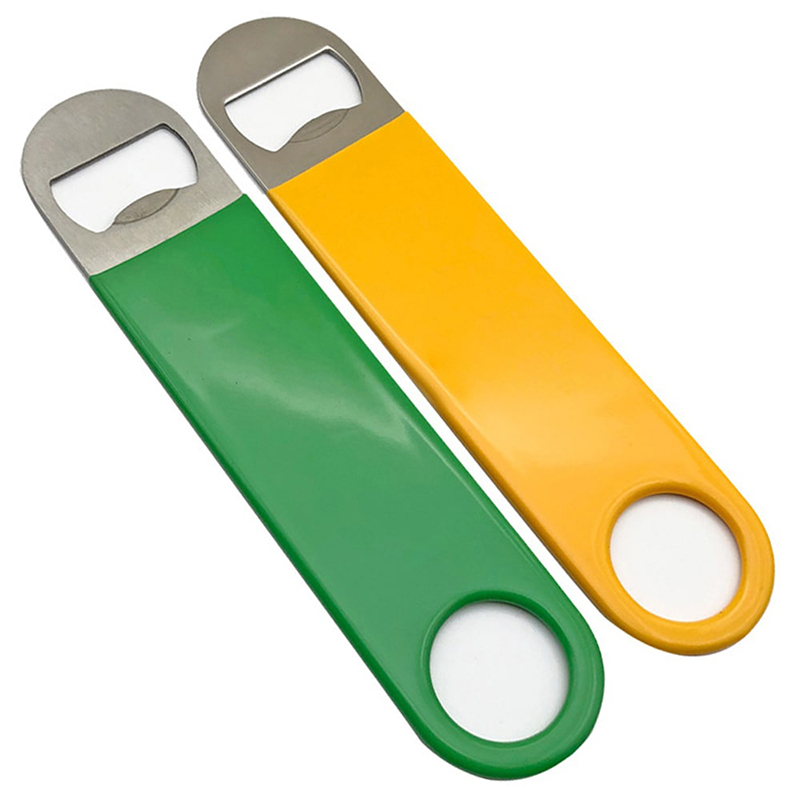 Customized sublimation magnet metal beer bottle openers