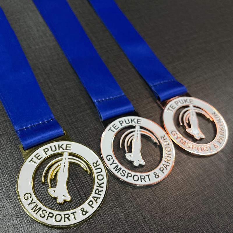 Supplier customized gold silver bronze metal medal