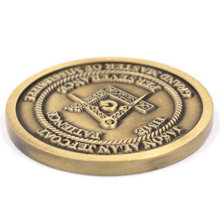 Manufacturer custom masonic challenge coins