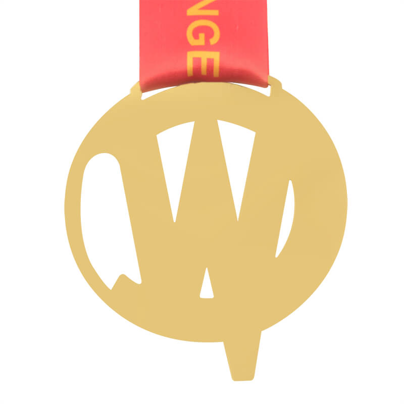 metal cut-out medal