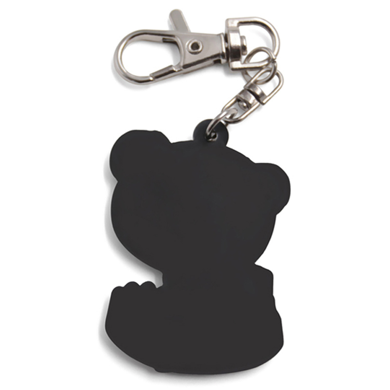 Cartoon rubber keychain