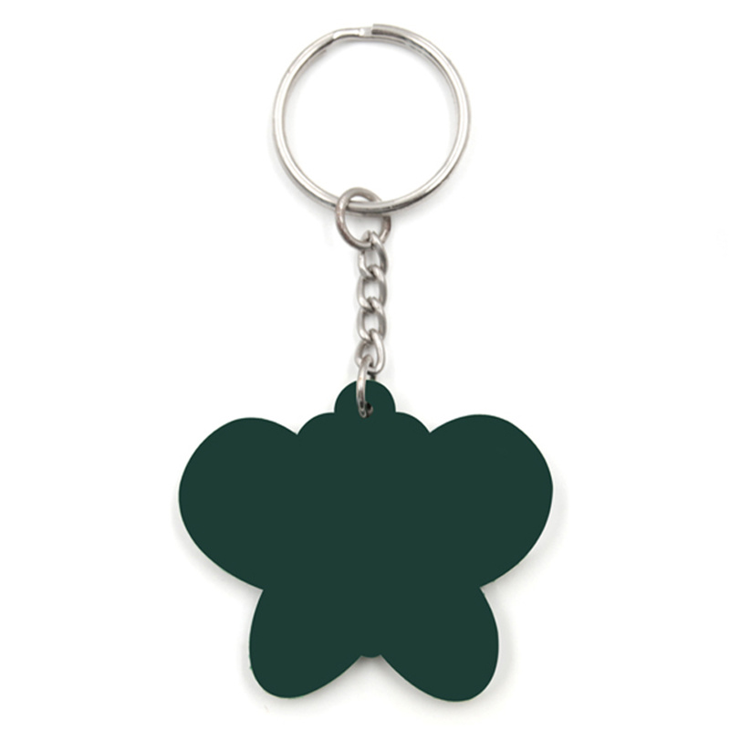 Butterfly pvc keychain