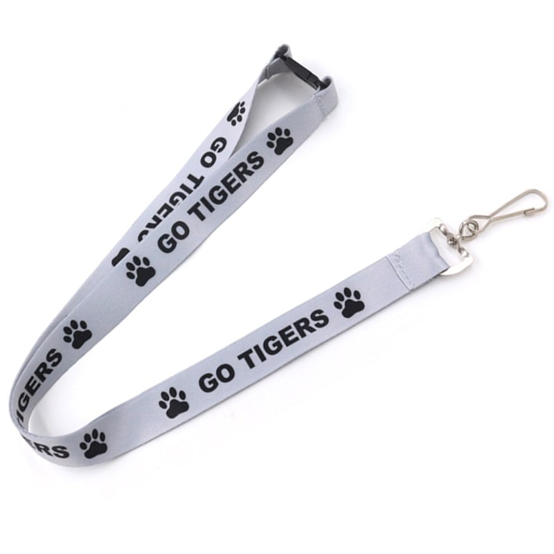 Dog paw logo lanyard