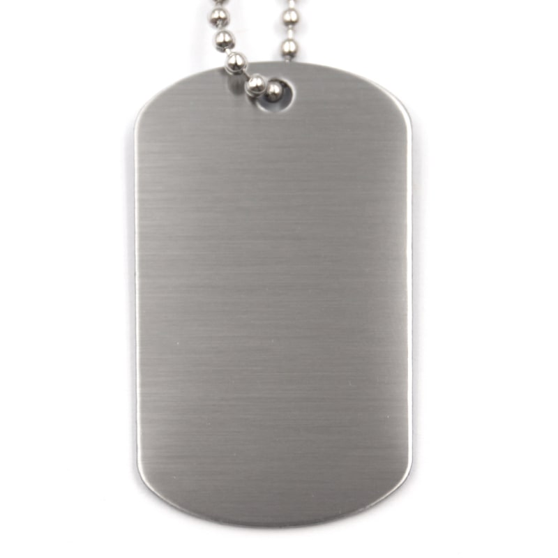 horse logo dog tag