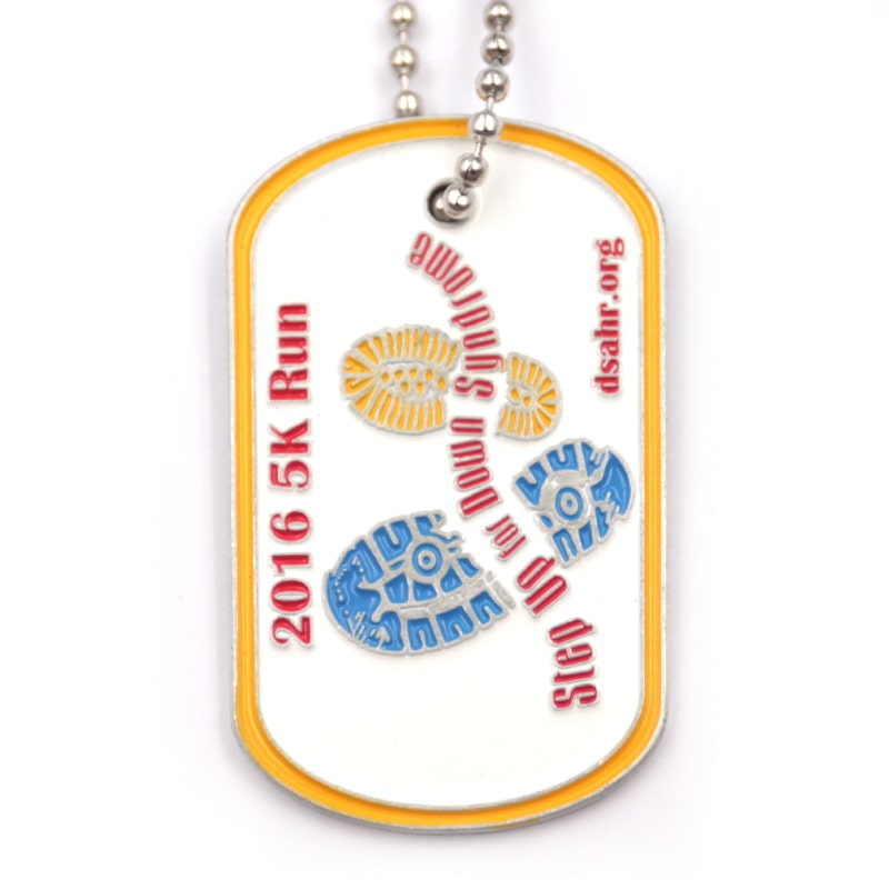 5k run dog tag