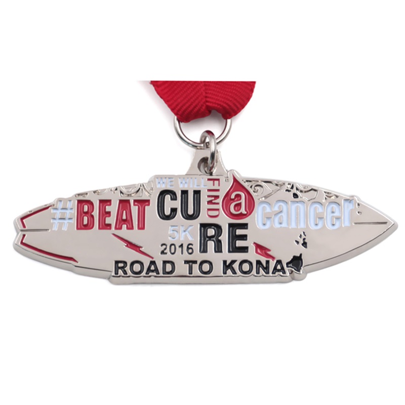 Cancer cure 5K medal