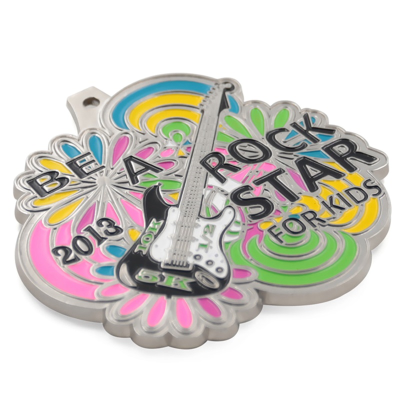 Rock star medal for kids