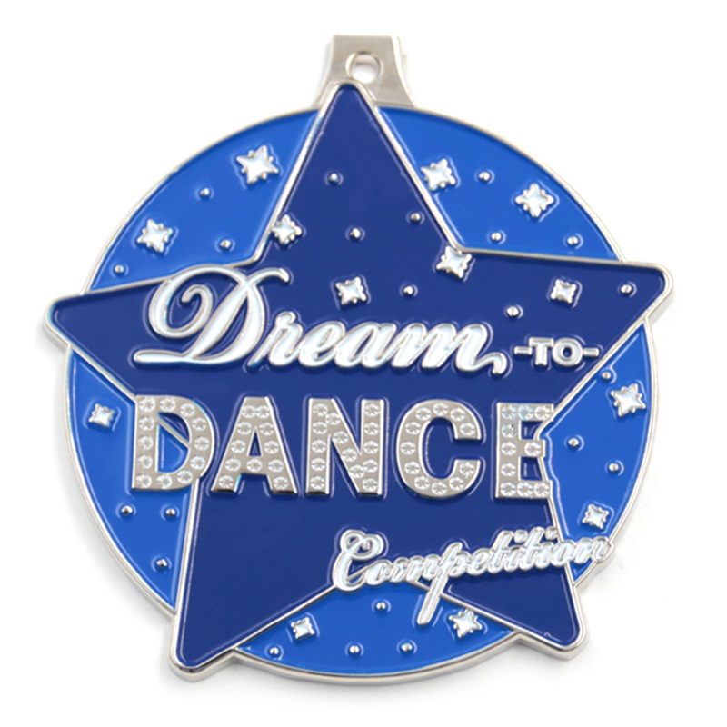 Dance competition medal