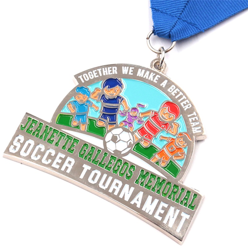 Team soccer tournament medal
