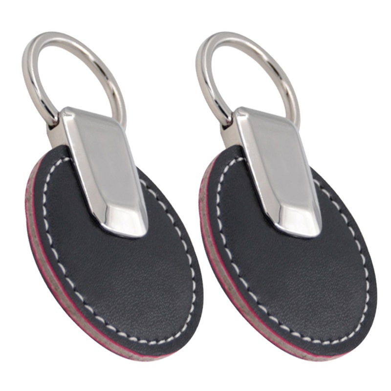 Your own logo leather keychain