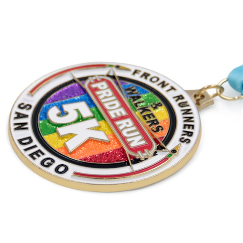 Custom running medal