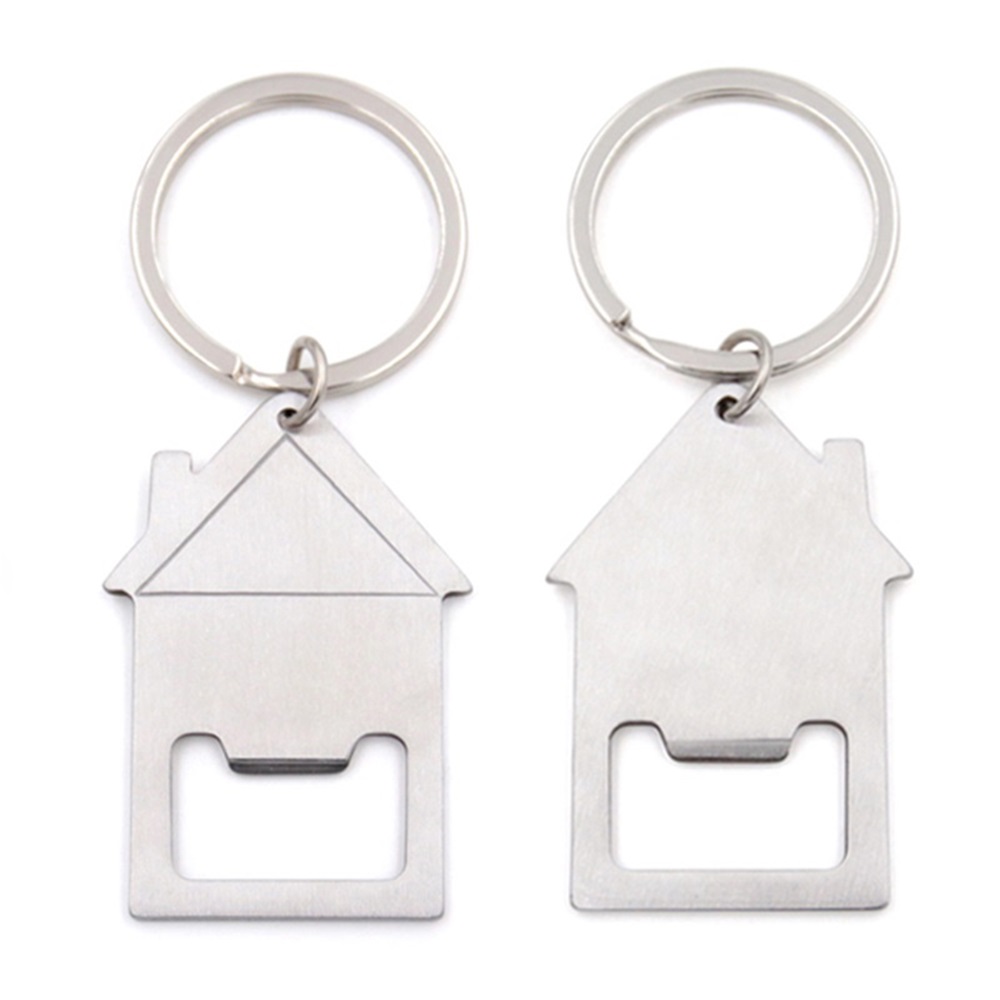 House bottle opener keychain