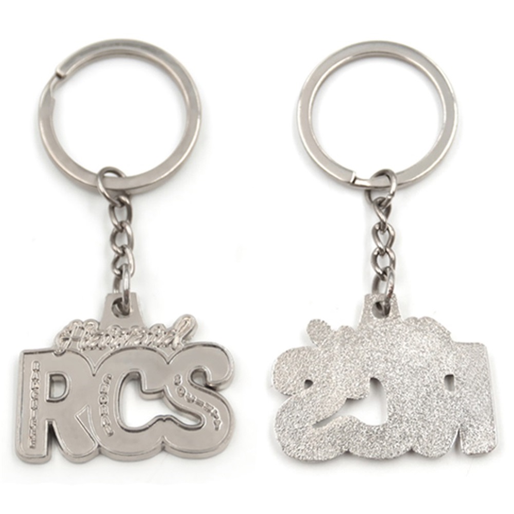 Letter logo keychain