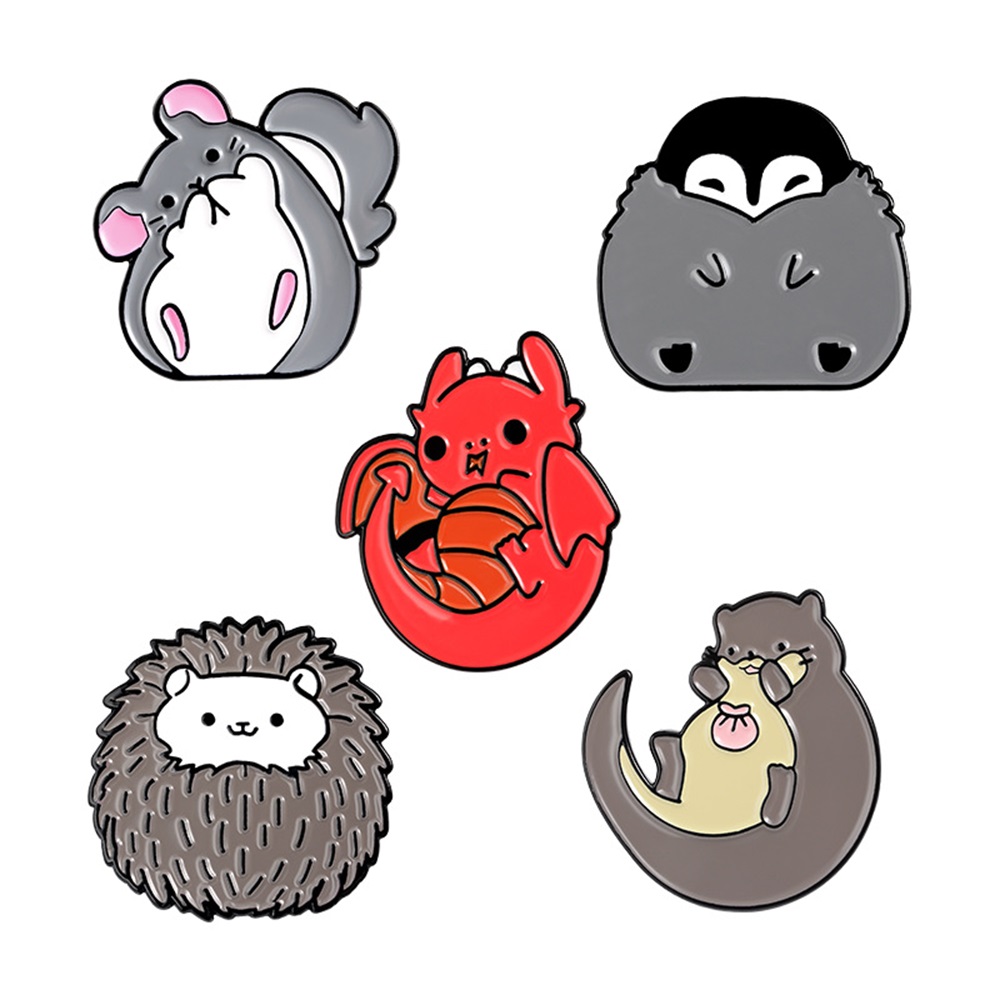 Soft enamel animal pins