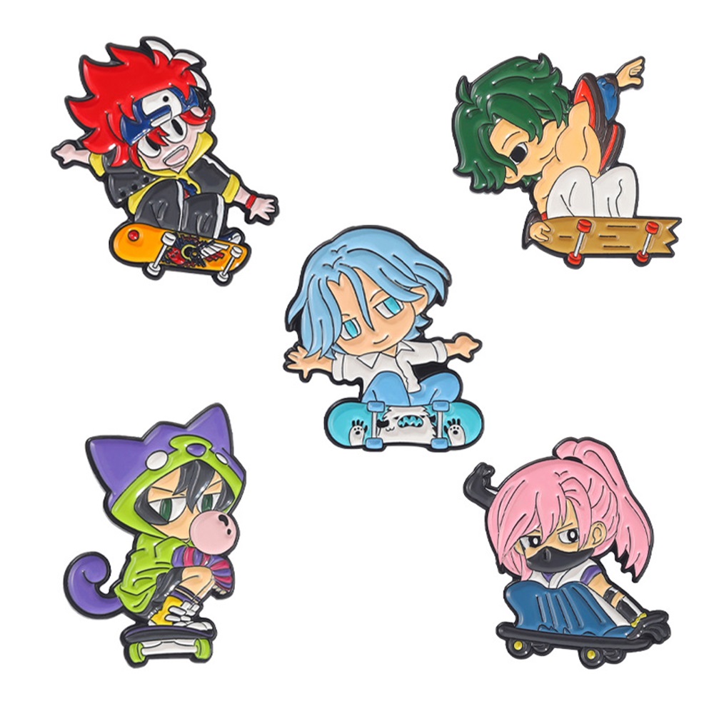 Anime enamel pin