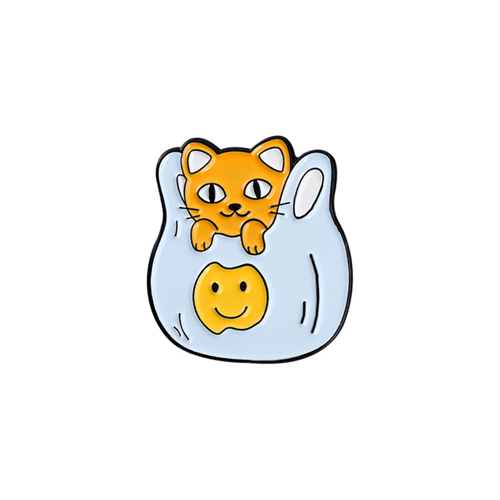 Soft enamel cat pin