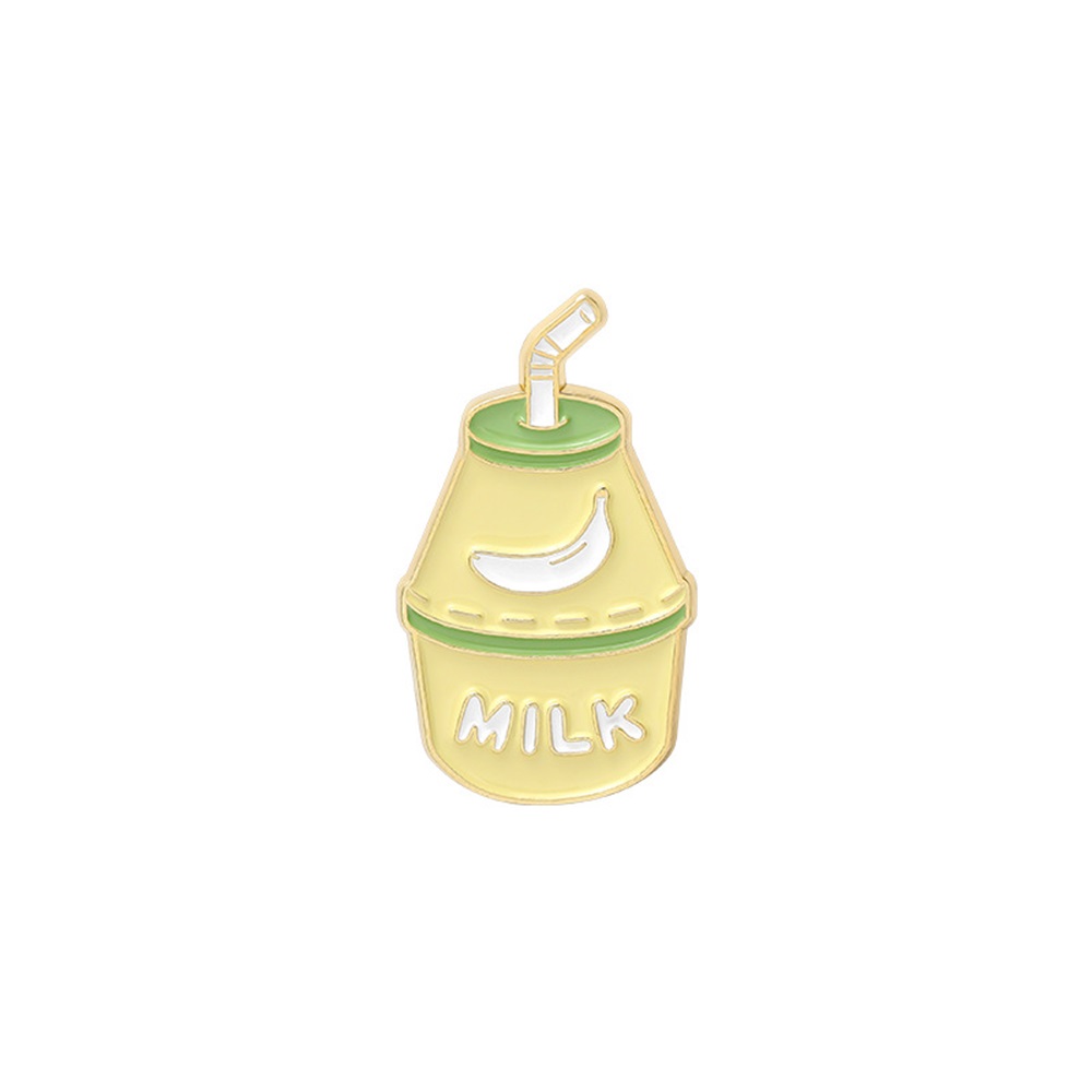 Food shape enamel pin