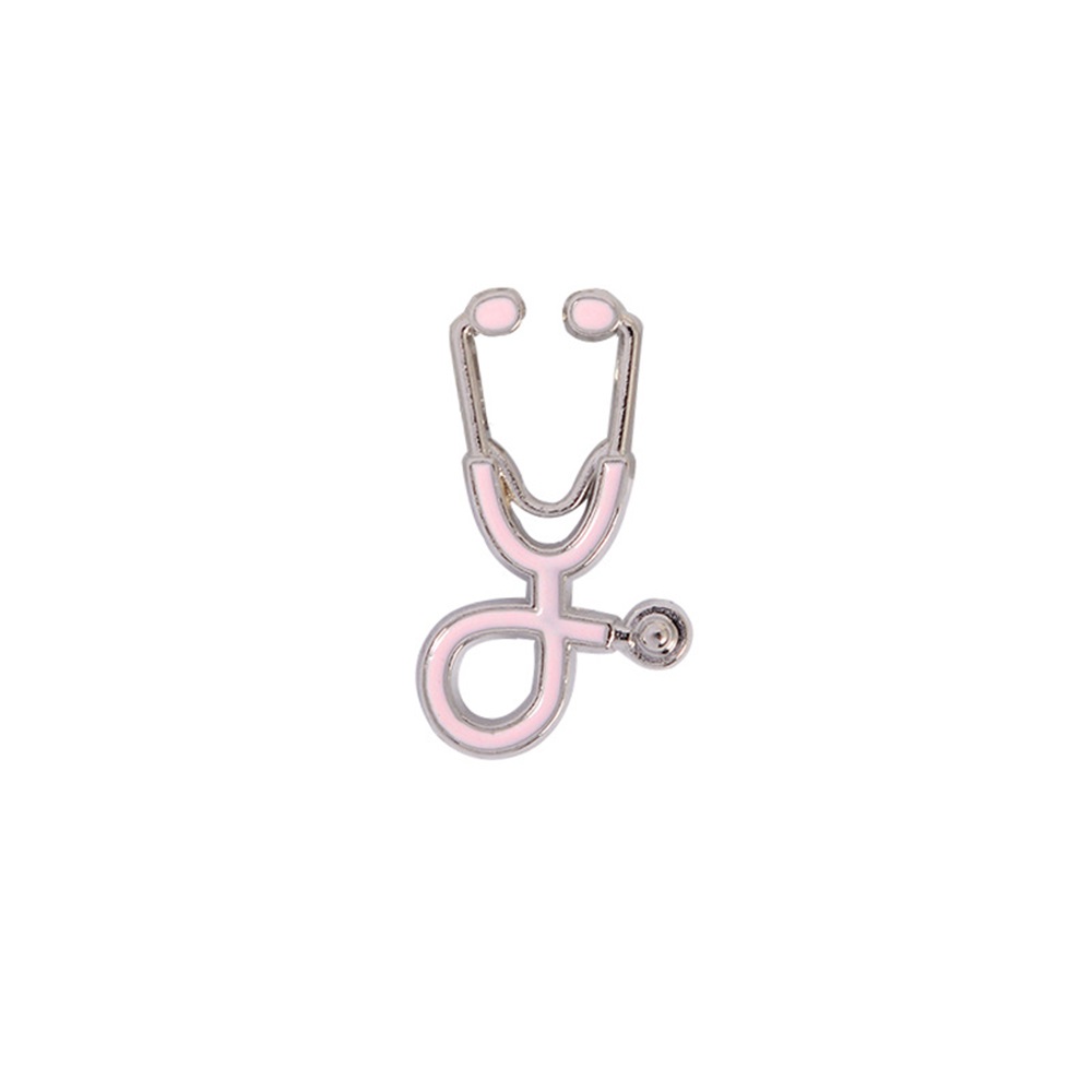 Stethoscope pin badge