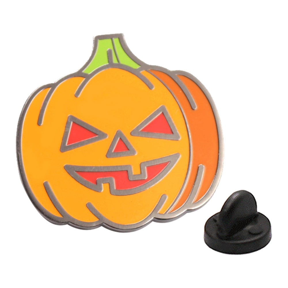 Halloween pumpkin enamel pin