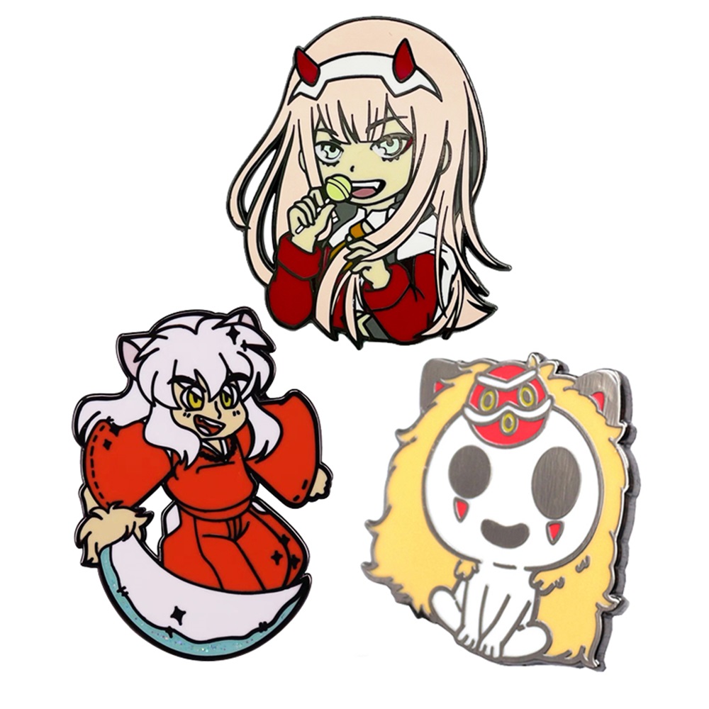 Anime hard enamel pins