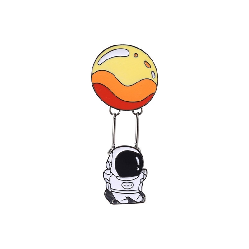 Astronaut enamel pin