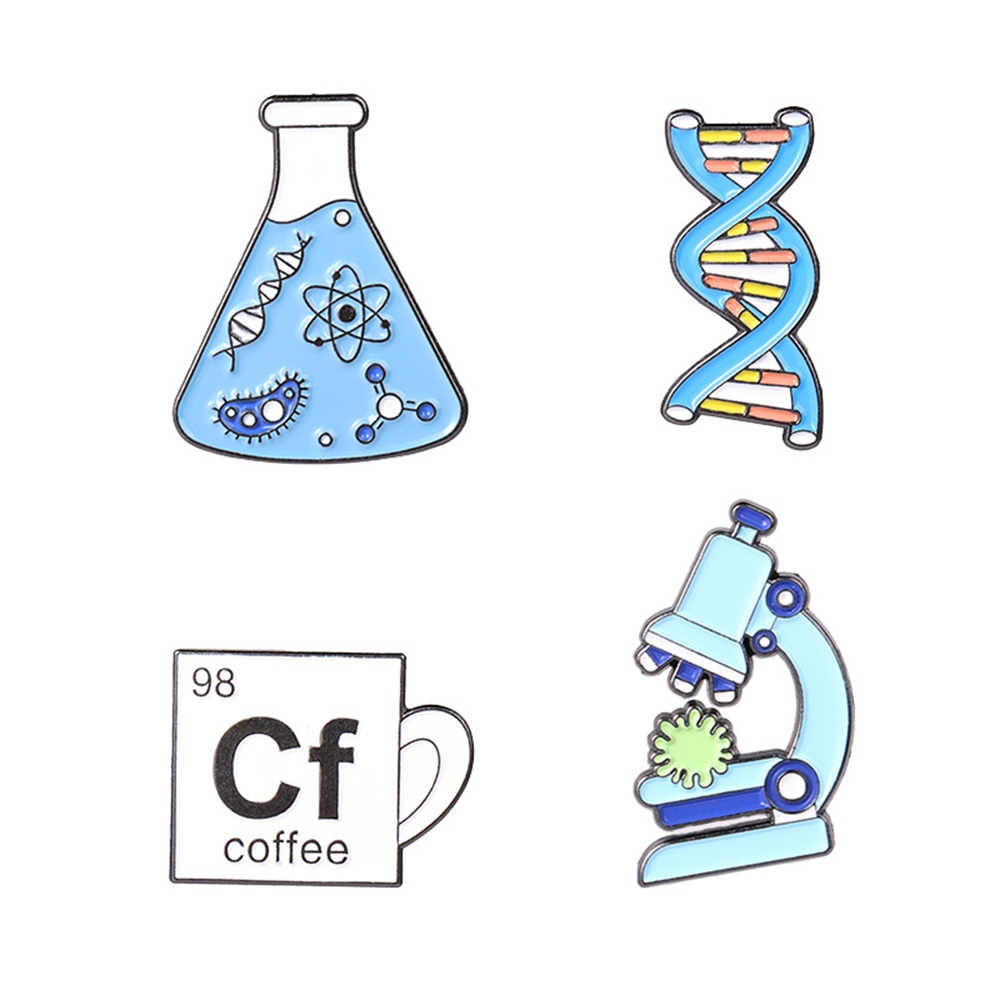 Chemical enamel pin