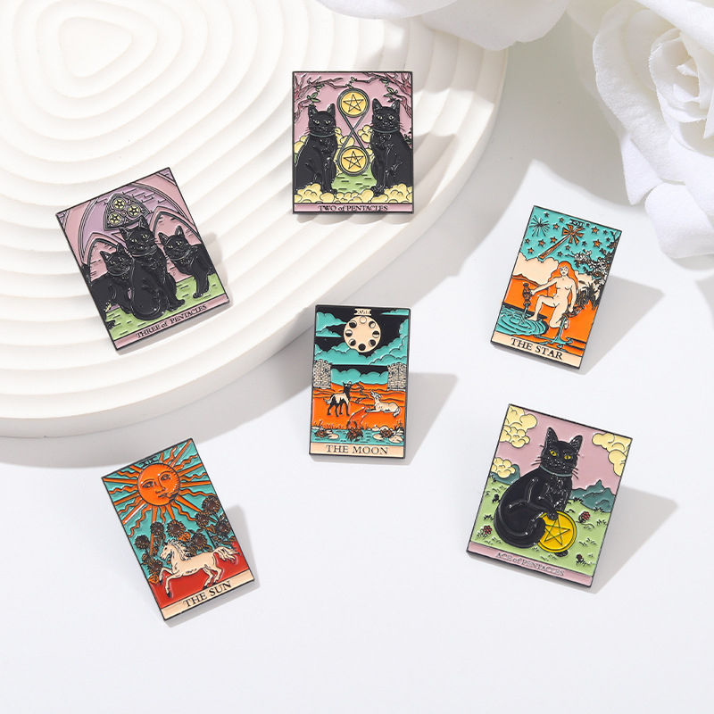 tarot lapel pins