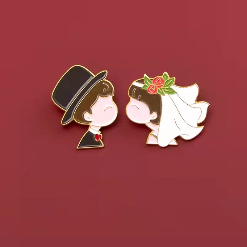 Couple Enamel pins