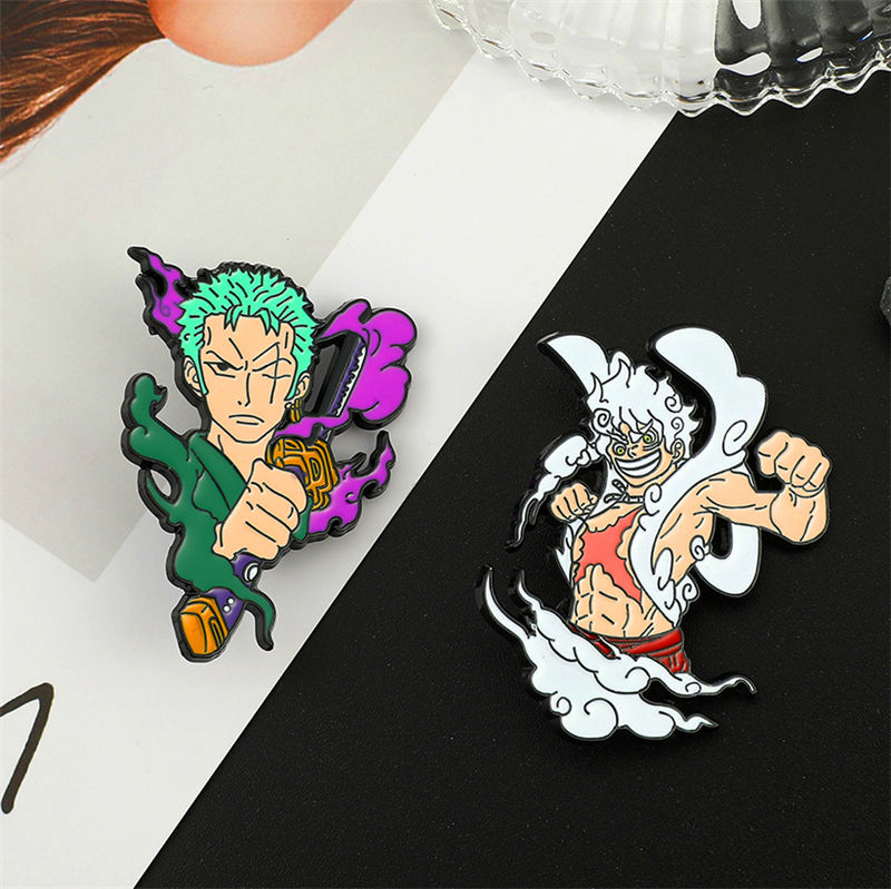 One Piece Pattern Enamel Pin