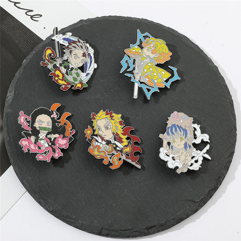 Demon slayer pins