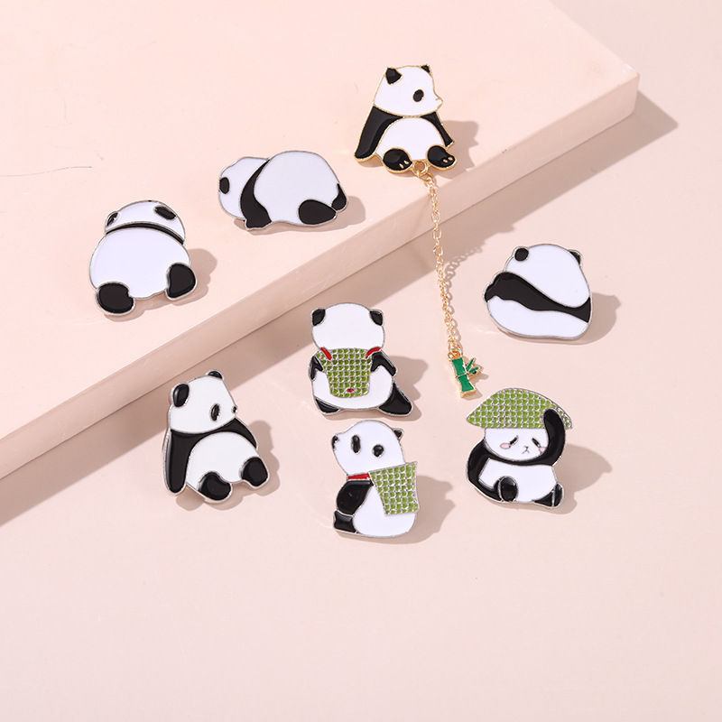 Panda enamel pins