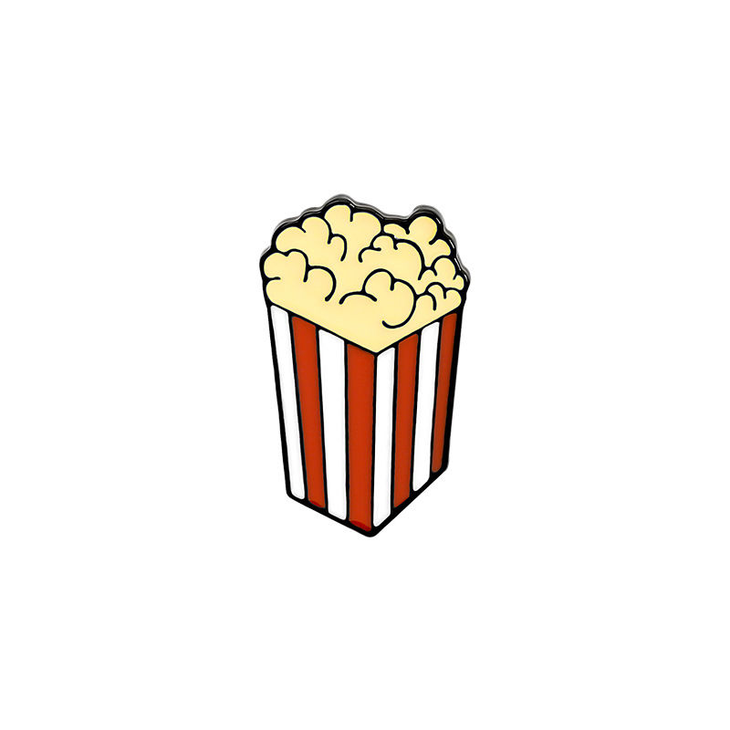 Cola Popcorn Lapel Pin