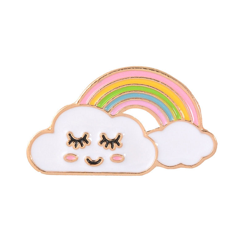 Rainbow enamel pins