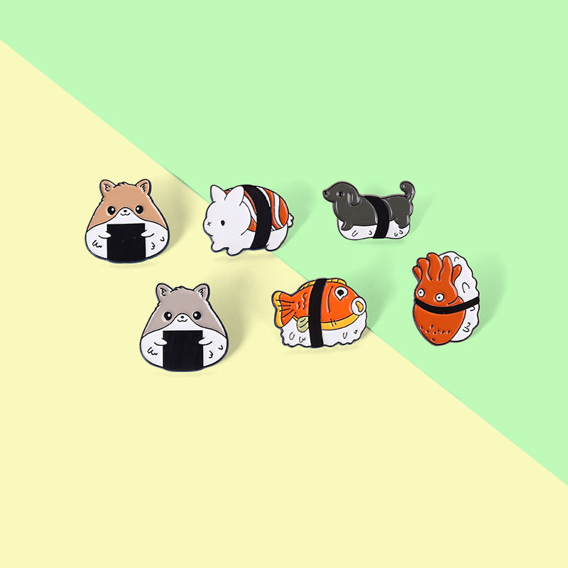 Sushi Enamel Pin