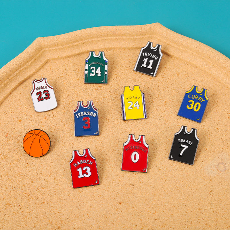 Basketball enamel pins