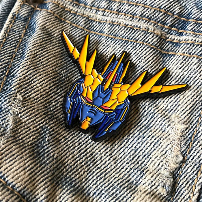 Mecha enamel pins